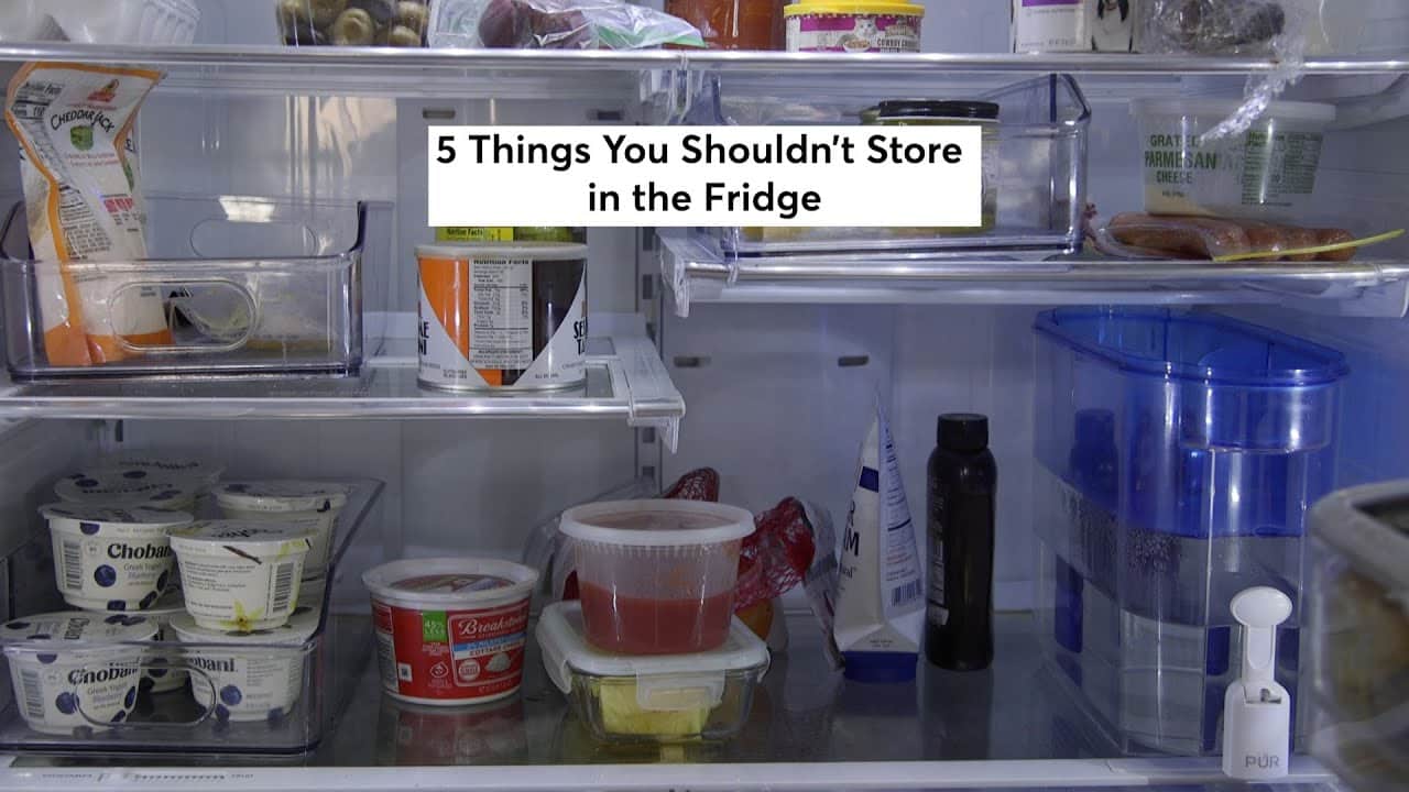 5 Things You Shouldn't Store in the Fridge Consumer Reports Easy