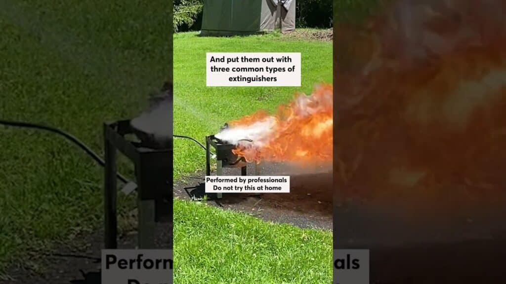 How We Test Fire Extinguishers #shorts 1