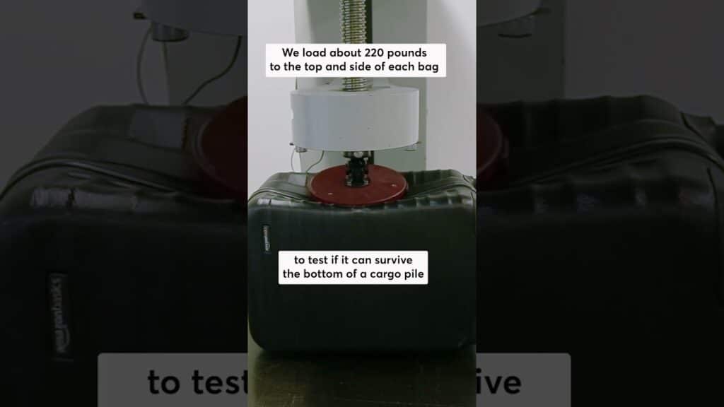 Luggage Weight Load Test #shorts 1